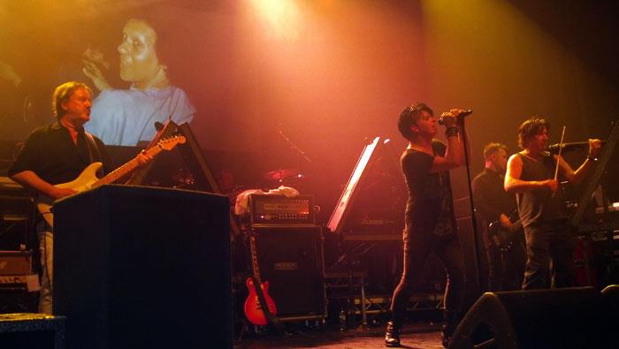 On stage with Numan